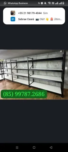 Estrutura de Mini Porta Pallet à pronta entrega.