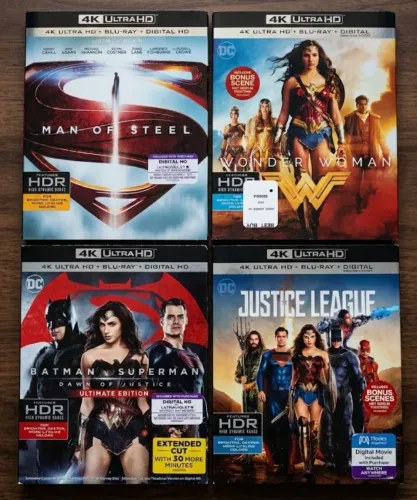 LOTE DE 12 FILMES 4K ULTRA HD / BLU-RAY (EDIÇÕES ESPECIAIS & STEELBOOK)