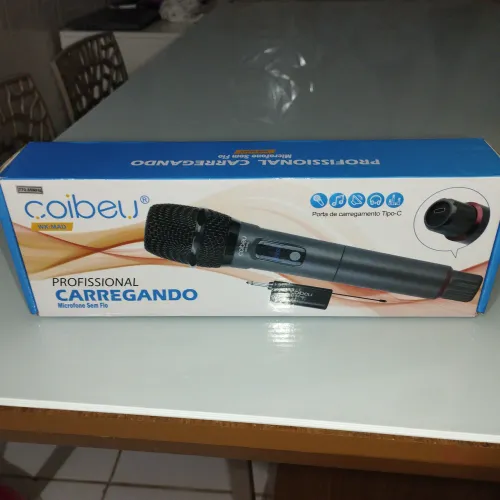 Microfone sem fio coibeu