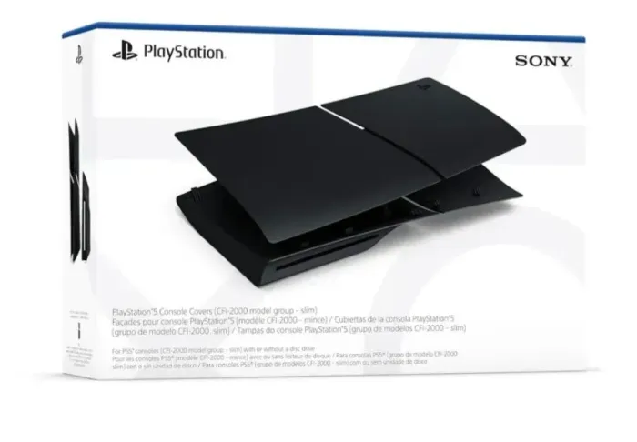 Capa PS5 Slim Midnight Black
