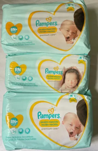 Fraldas Pampers e Huggies