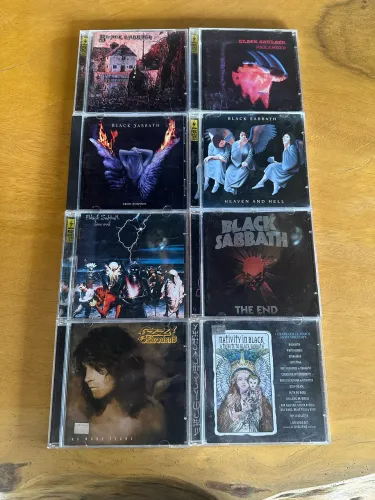 Black Sabbath e Ozzy - Lote c/ 8 CDS