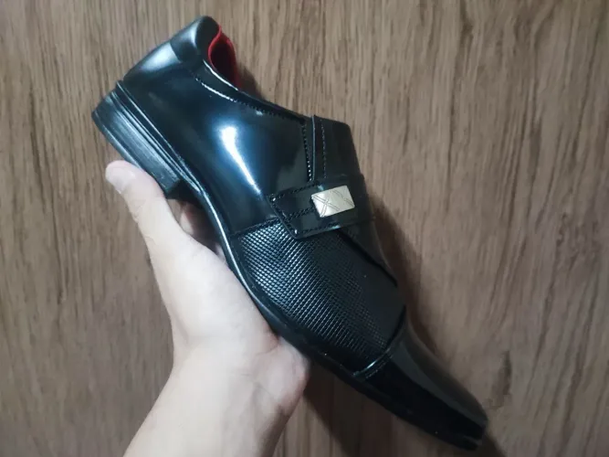 Sapato social brilhoso 43/44