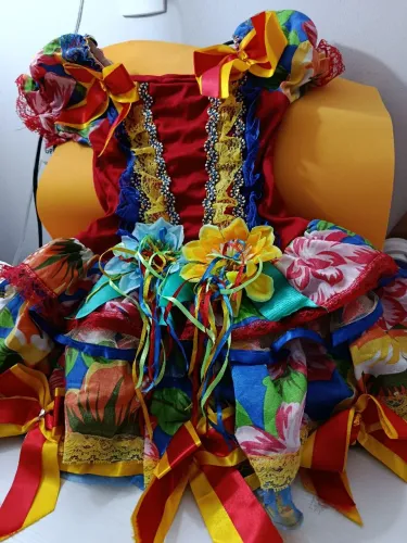 Vestido Junino Feminino Infantil