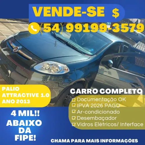 Fiat Palio Attractive 1.0 EVO Fire Flex 8V 5P 2013