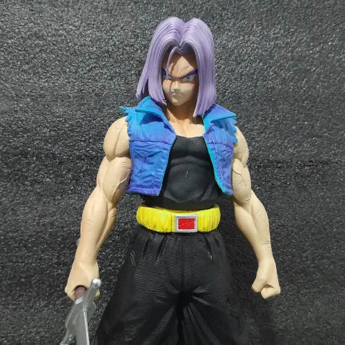 Dragon Ball Z Trunks Estatua Figura Colecionável Saiyajin Bojack Filme Anime 