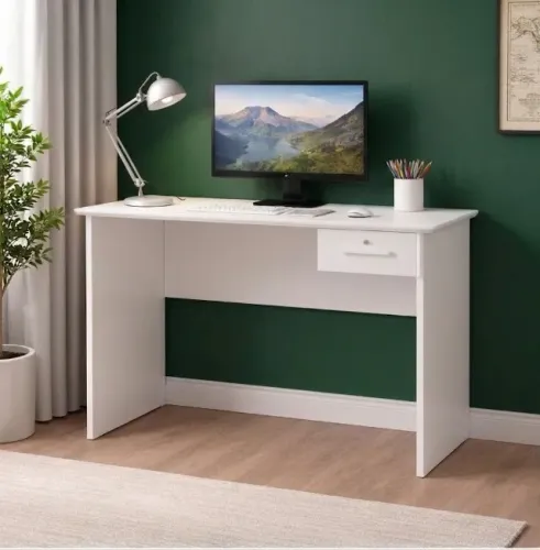 Escrivaninha Hanna Branca | Ideal para Estudos e Home Office