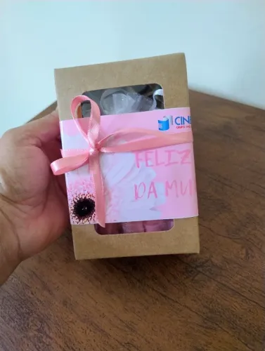 10 Caixas mini sabonetes artesanais Dia da Mulher