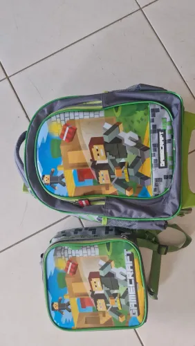 Mochila e lancheira infantil 