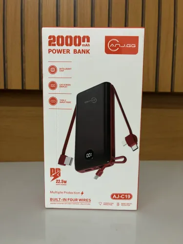 Carregador Portatil 20000mAh power Bank Visor LED Tipo C, V8 e Lightning - Produto Novo