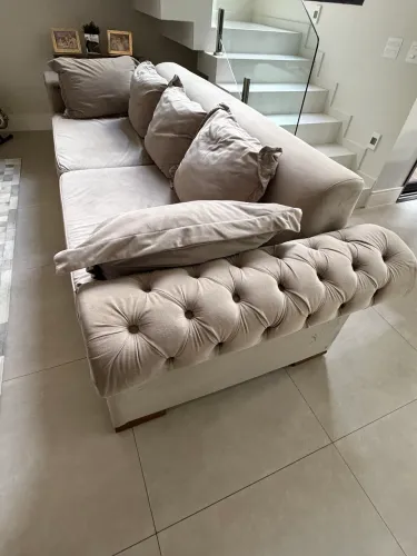 Sofá 3 lugares e duas poltrona exclusivo 