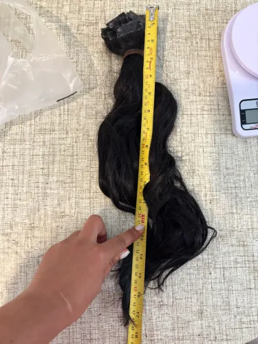 Cabelo humano aproximadamente 40 cm