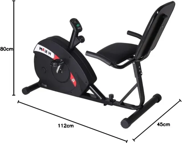 Bicicleta Bike Ergométrica Horizontal Dream Fitness Aço Carbono SEM MONITOR Resistente