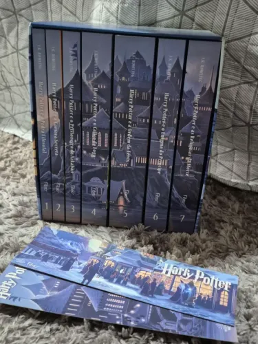 Box Harry Potter Scholastic - castelo (caixa azul)