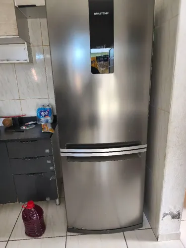 Geladeira Brastemp inox inverse 