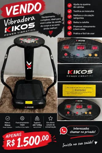 VIBRADORA KIKOS POWER VIBRATION!