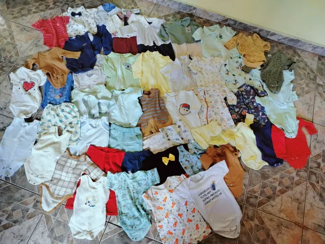 Lote de Roupinhas de bebê menino