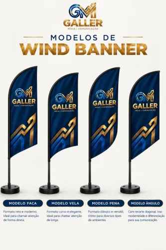 Wind banner personalizado