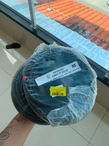 Extensão Elétrica Reforçada Fio 2x2,5 Aguenta Equipamento Pesado