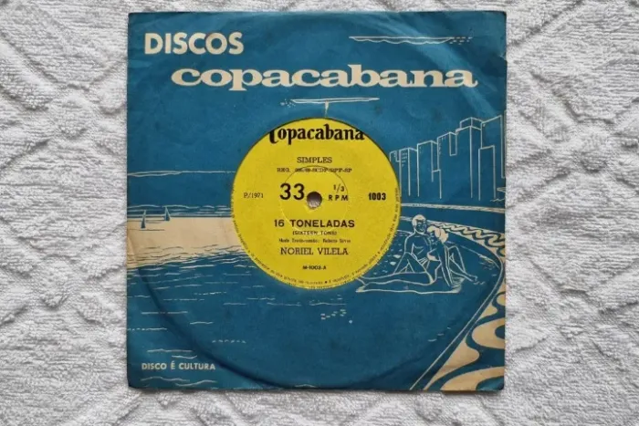 Disco Noriel Vilela Compacto "16 Toneladas" e "Todo Enrolado" Copacabana 1971, retCuritiba