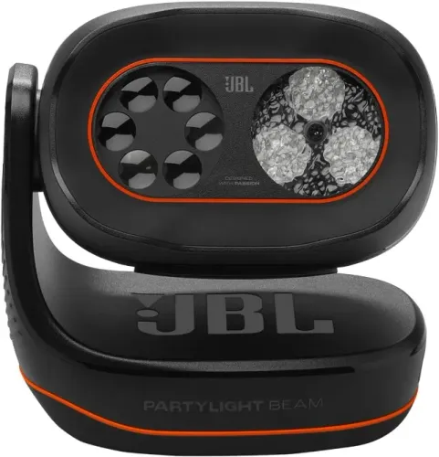 Luz JBL para Festa Portátil, PartyLight Beam, Personalizável - Preto