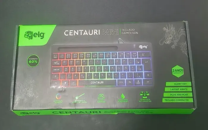Teclado Gamer Centauri Mini ELG, Layout 60%