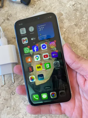IPHONE XR 64GB BRANCO PÉROLA TUDO FUNCIONANDO