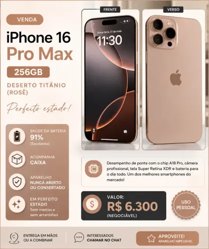 iPhone 16 pro Max 256GB