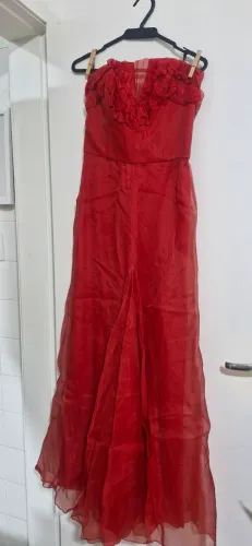Vestido de festa tomara que caia 38