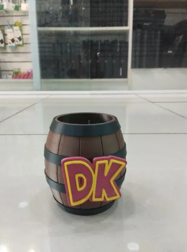 Barril donkey kong impressão 3d