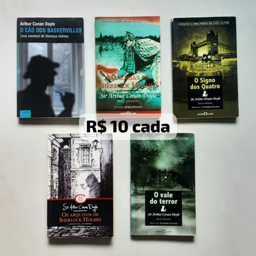 Livros do Sherlock Holmes 