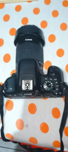 Canon t6i+lente 18 55+ 3 baterias e carregadores