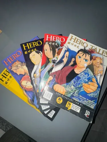 Mangás Hero Tales 1-5 (completo) - Entrega São Gonçalo ou Centro do Rio