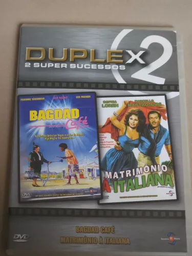 DVD Duplex - Bagdad Café - Matrimônio à Italiana - Sophia Loren - Marcello Mastroianni