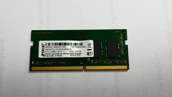 Memoria ram 4gb ddr4 2666 de 1.2v da Smart (super conservada) p note