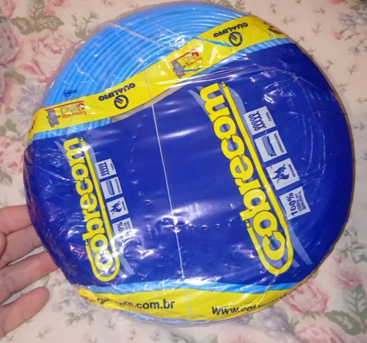 Fio marca Sil ou cobrecom de 1.5 mm rolo de 100 metros 