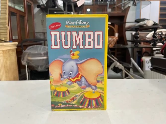Fita VHS Dumbo Walt Disney Clássicos 