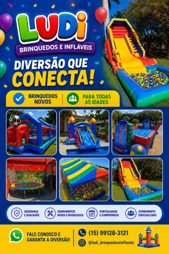 Locação de Brinquedos e infláveis