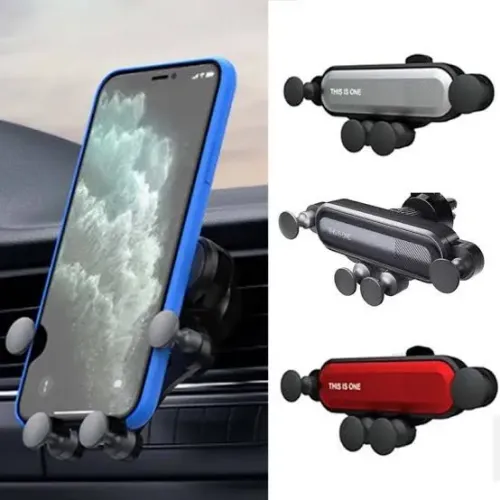 Suporte para Celular THIS IS ONE Preto com Ventosas