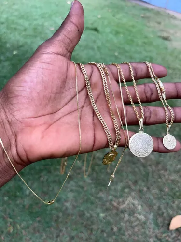 Correntes banhadas a ouro 18k?