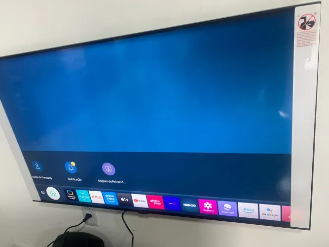 Tv led 50 polegadas Samsung 4k xbox vários aplicativos