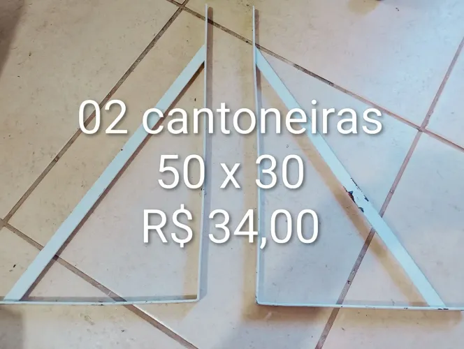 Kit com 2 cantoneiras