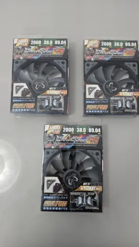 kit 3 ventoinhas / fans Kaze Flex 120mm