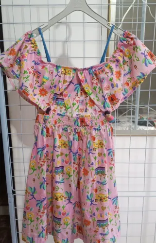 Vestido alphabeto 6 anos