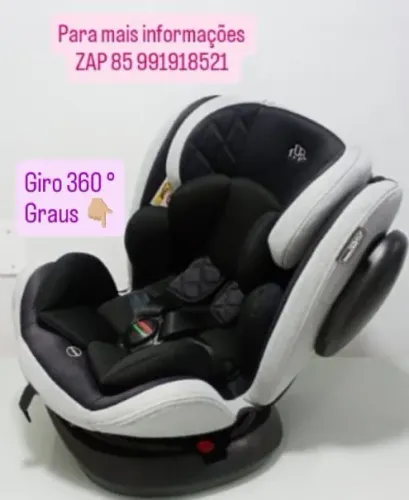 Cadeirinha de carro infantil com giro 360 graus e isofix