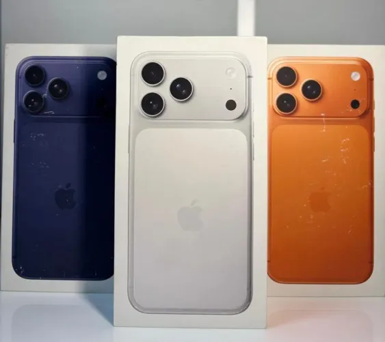 IPHONE 17 PRO MAX 256GB TODAS AS CORES - NOVO + NOTA FISCAL