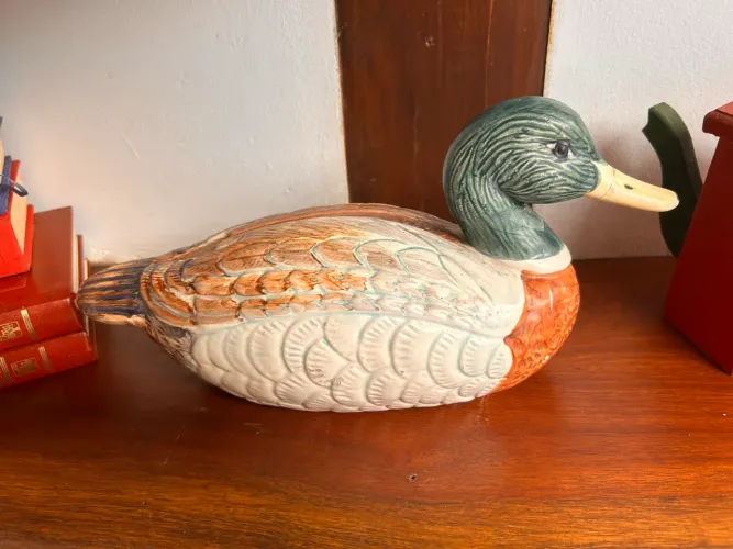 Pato Weiss decorativo
