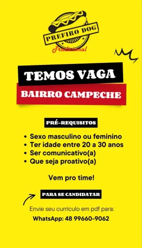 Prefiro Dog tradicional unidade do campeche 