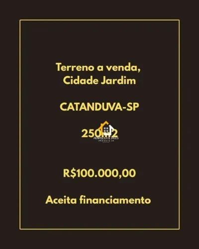 Terreno residencial Cidade Jardim - Catanduva - SP