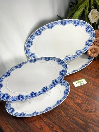 Conjunto Travessas Porcelana Vista Alegre Com Tânia Bulhões .